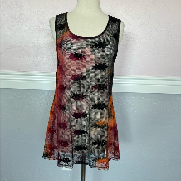 Free People intimates mesh mini Slip Women’s dress size Large - Picture 2 of 10